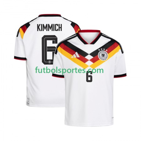 Camiseta Alemania Joshua Kimmich 6 Primera Equipación Copa Mundo 2026